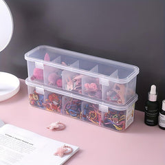 Hair Accessories Storage Box Five Compartment Jewelry Sorting Box