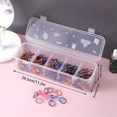 Hair Accessories Storage Box Five Compartment Jewelry Sorting Box
