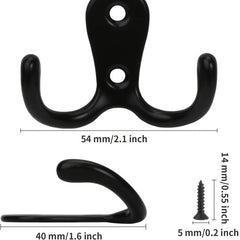 Zinc Alloy Wall Hook 4 6 8 10 12pcs Hanging Clothes Hook Cabinet Hook