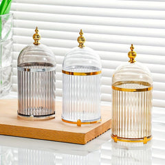 Spice and Fruit Storage Jars with Knife and Fork Organizer