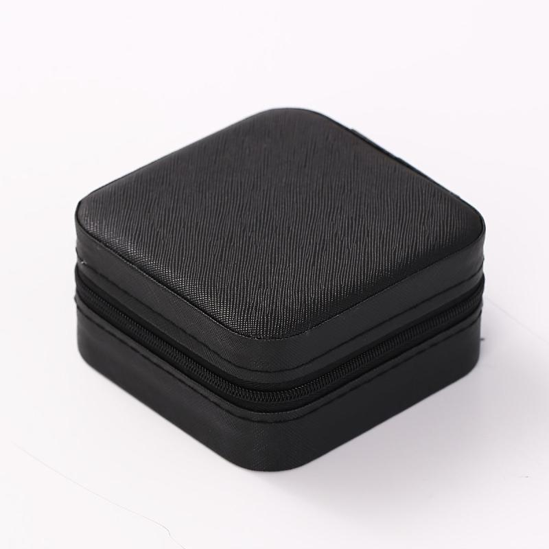Portable Jewelry Storage Box Travel Earrings Necklace Ring Case