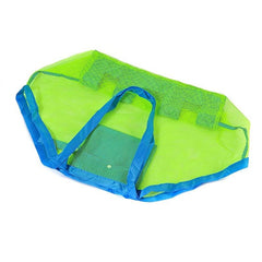 Large Mesh Beach Bag for Sand Toys and Sea Shells Durable Tote Bag