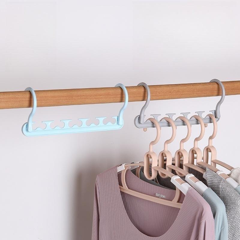 Plastic Foldable Storage Clothes Hanger Rack Drying Rack