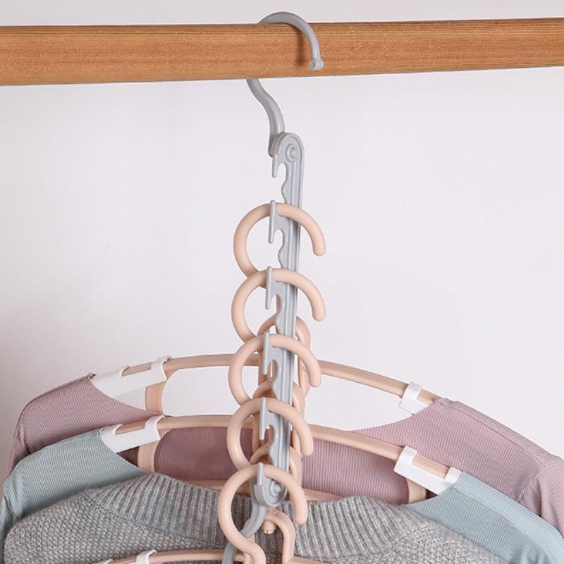 Plastic Foldable Storage Clothes Hanger Rack Drying Rack
