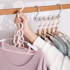 Plastic Foldable Storage Clothes Hanger Rack Drying Rack
