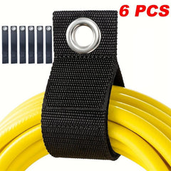 6pcs Heavy Duty Storage Straps Hook And Loop Garage Storage Strap
