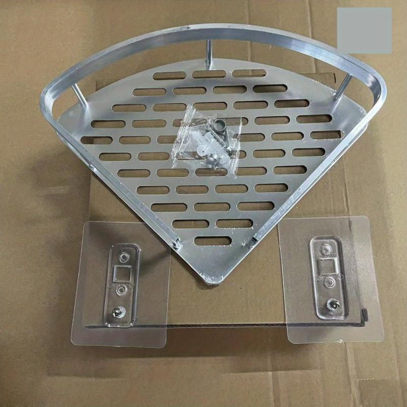Wall Mounted Bathroom Storage Rack Aluminum Space Saver Organizer