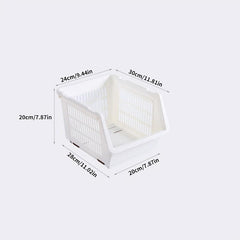 Stackable Storage Basket for Vegetables Fruits Toys and More