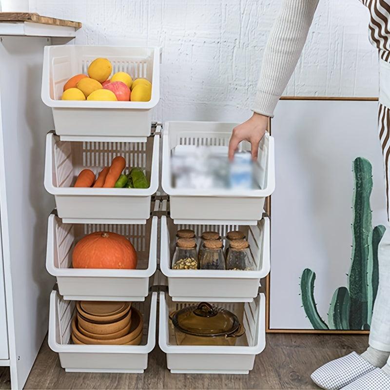 Stackable Storage Basket for Vegetables Fruits Toys and More