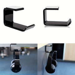 Headphone Hanger Self Adhesive Under Desk Holder