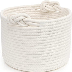 Boho Tassel Macrame Round Woven Storage Basket