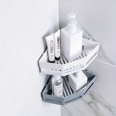 Wall Corner Shelf Storage Rack Bathroom Toilet Kitchen Storage