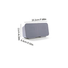 Wall Mounted Cotton Swab Storage Box Organizer