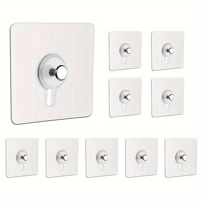 Transparent Self Adhesive Photo Frame Hook - Pack of 20