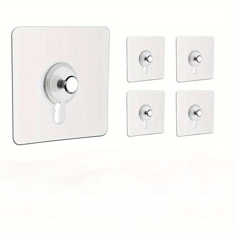 Transparent Self Adhesive Photo Frame Hook - Pack of 20