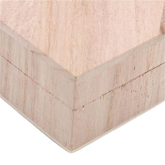 Heart Shaped Wooden Jewelry Trinket Box