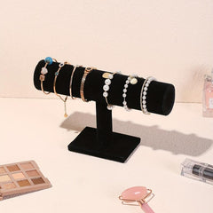 T bar Flannelette Jewelry Display Stand Bracelet Display Tower