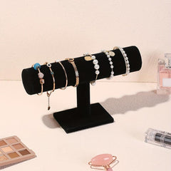 T bar Flannelette Jewelry Display Stand Bracelet Display Tower