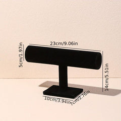 T bar Flannelette Jewelry Display Stand Bracelet Display Tower