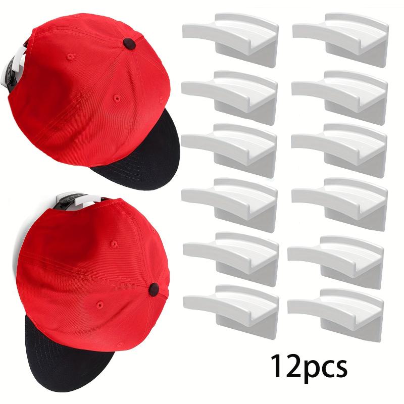 Wall Mounted Hat Holder Baseball Cap Rack Hook Self Adhesive Traceless Hook