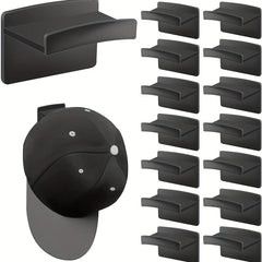 Wall Mounted Hat Holder Baseball Cap Rack Hook Self Adhesive Traceless Hook