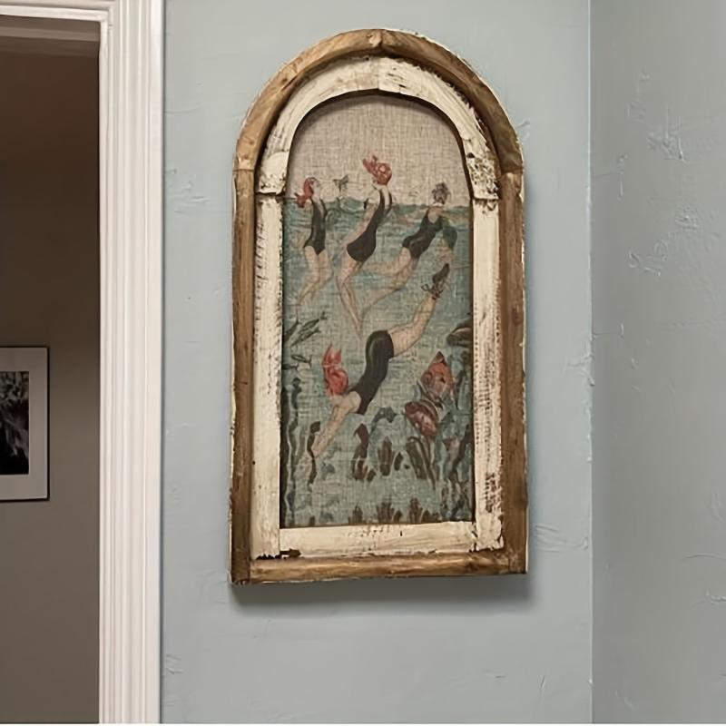 Boho Wall Hanging Painting Swimming Wall Art Home Decor Room Decor