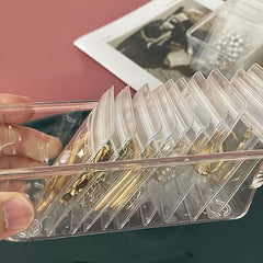 40pcs Small Clear Dustproof Jewelry Bags for Rings, Earrings, Bracelets