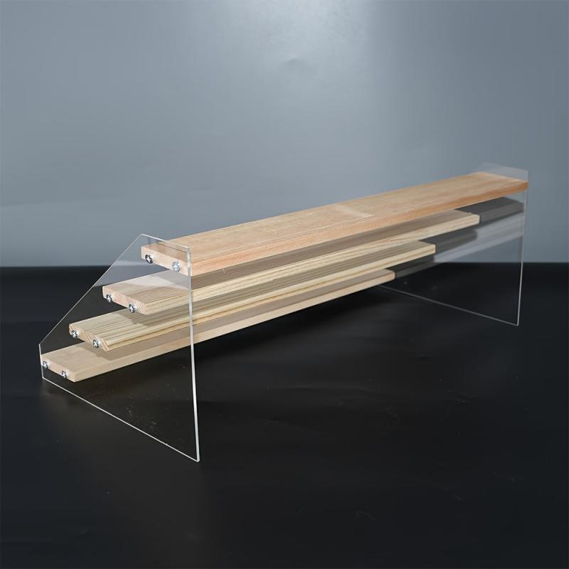Acrylic Display Stand Desk Ladder Shelf Doll Storage Decoration Bracelet Earring