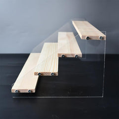 Acrylic Display Stand Desk Ladder Shelf Doll Storage Decoration Bracelet Earring