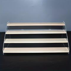 Acrylic Display Stand Desk Ladder Shelf Doll Storage Decoration Bracelet Earring