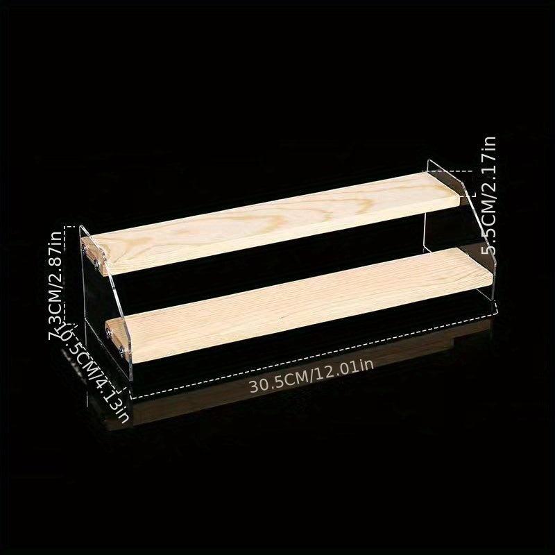 Acrylic Display Stand Desk Ladder Shelf Doll Storage Decoration Bracelet Earring