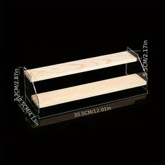 Acrylic Display Stand Desk Ladder Shelf Doll Storage Decoration Bracelet Earring