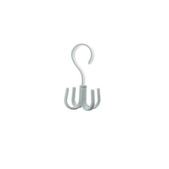 Swivel Four Claw Hook Coat Hanging Bag Tie Rack Wardrobe Scarf Storage