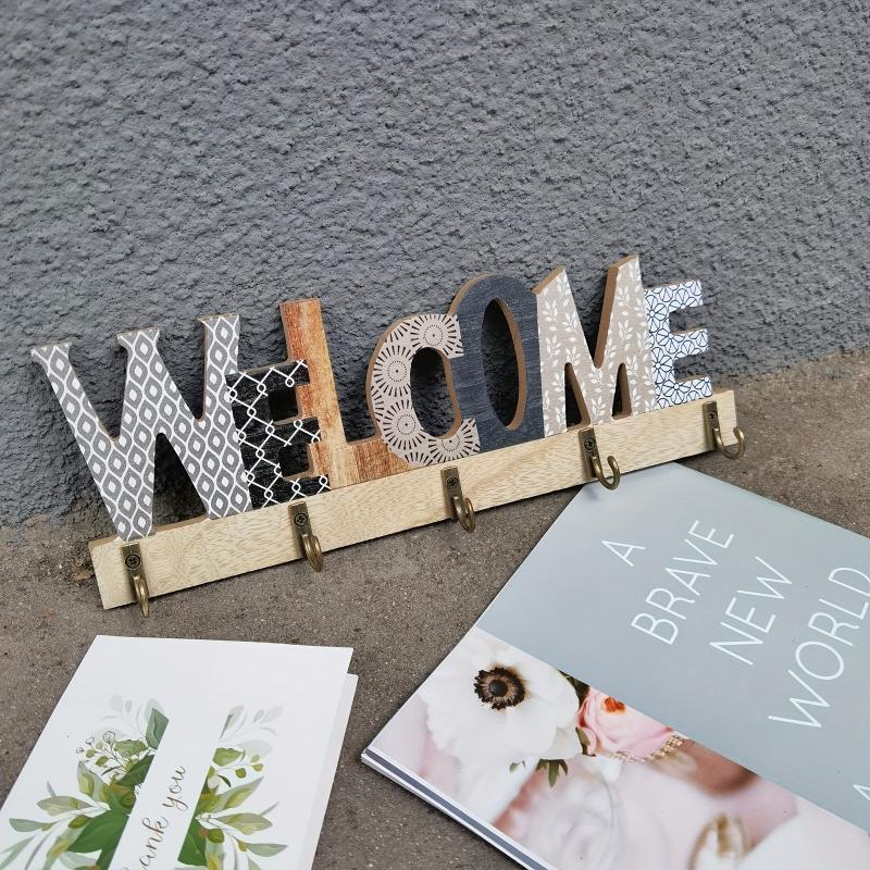 Stylish Key Holder for Wall Door Hat Bag Housewarming Gift