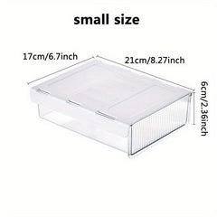 Self Adhesive Under Desk Drawer Organizer Plastic Workspace Organizers
