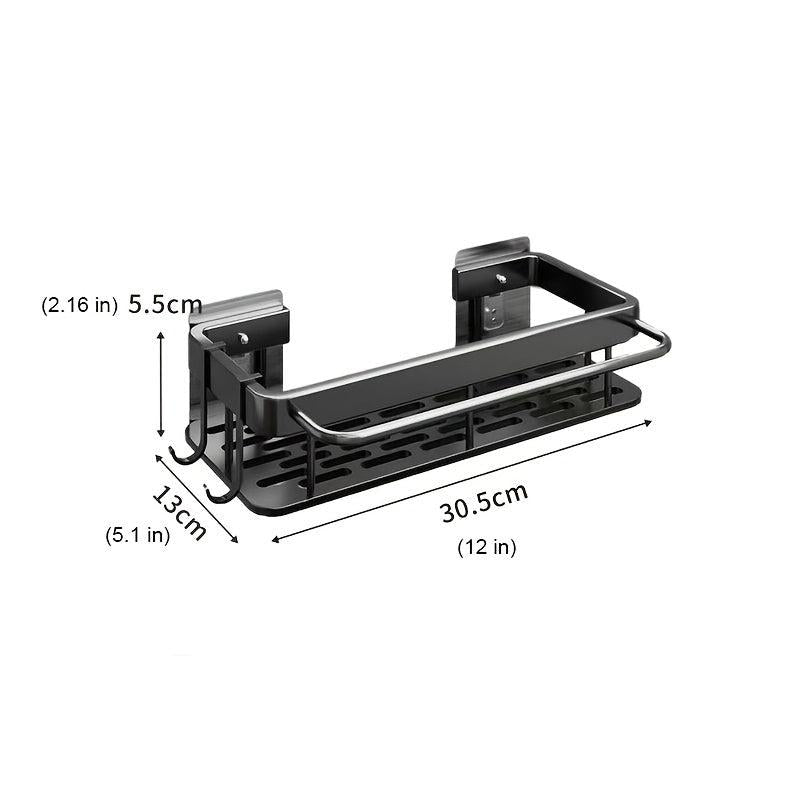 Wall Mounted Bathroom Washing Rack with Draining and Sink Storage