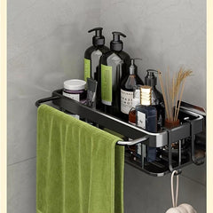 Wall Mounted Bathroom Washing Rack with Draining and Sink Storage