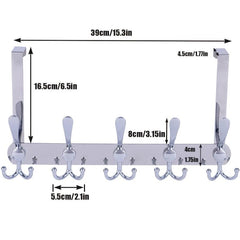 Over Door Hooks Coat Towel Hat Hanger - Strong Organizer