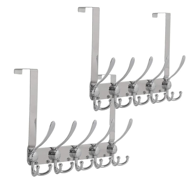 Over Door Hooks Coat Towel Hat Hanger - Strong Organizer