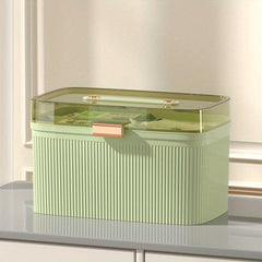 Portable Double layer Storage Box Pill First Aid Medicine Makeup Organizer
