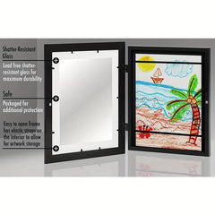 1pc Art pictures storage Frame Front Opening Photo Display stand for Artwork