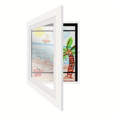 1pc Art pictures storage Frame Front Opening Photo Display stand for Artwork