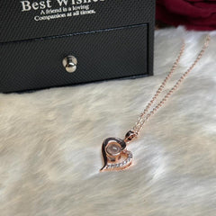 Romantic Real Rose Necklace Set Perfect Gift for Women