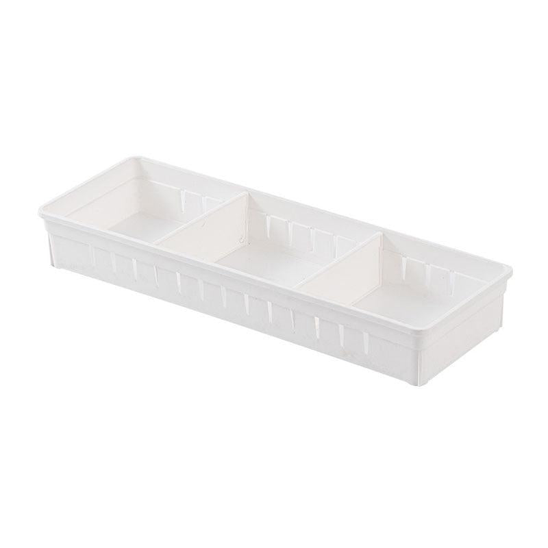 Transparent Plastic Drawer Organizer for Tableware and Stationery
