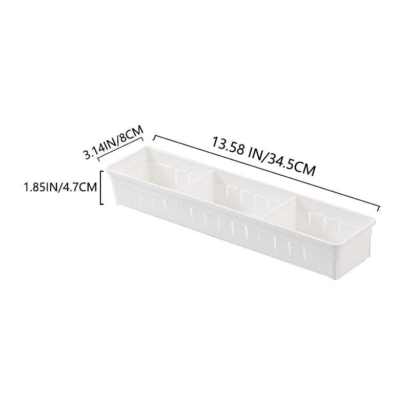 Transparent Plastic Drawer Organizer for Tableware and Stationery