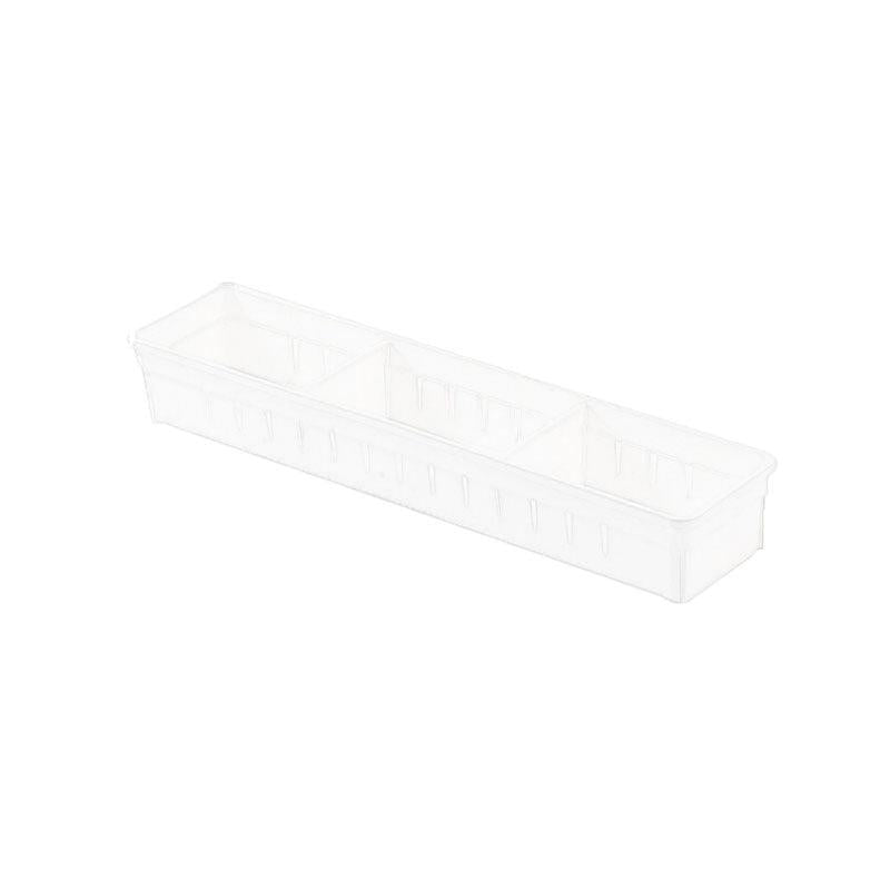 Transparent Plastic Drawer Organizer for Tableware and Stationery