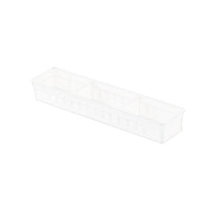Transparent Plastic Drawer Organizer for Tableware and Stationery