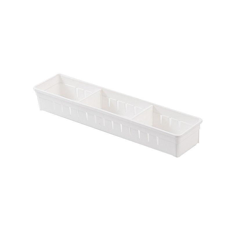 Transparent Plastic Drawer Organizer for Tableware and Stationery