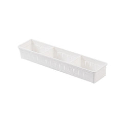 Transparent Plastic Drawer Organizer for Tableware and Stationery