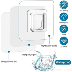Waterproof Wall Hanging Hooks for Kitchen Bathroom Laundry Room